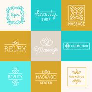 Spa and beauty logos