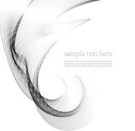 wave line abstract Vector illustration N3
