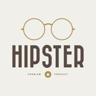 Vintage hipster badges and labels