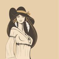 Flower power bohemian hippie chic girl N9