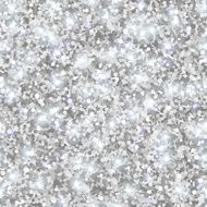 Silver Glitter Texture Seamless Sequins Pattern