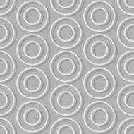 Circles of seamless background Abstract pattern retro