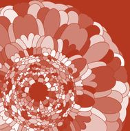terracotta flower N2