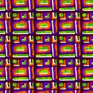Geometric seamless colorful pattern