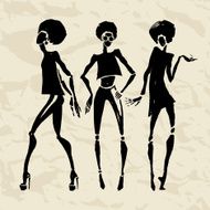 African silhouette set N11