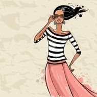 Beautiful Fashion Woman N14