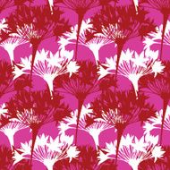 Seamless vector pattern with flowers N16