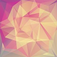 Abstract triangle purple orange geometric shapes background