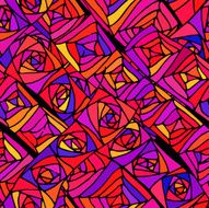 abstract geometric seamless pattern vector illustration