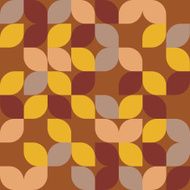Vector Autumn Fall Leaf Background Texture