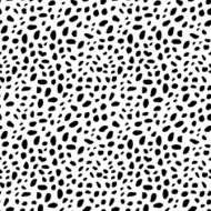 Abstract animal skin background Black and white spots texture