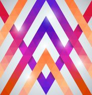 Geometric shining pattern with triangles N9