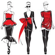Women in red N2