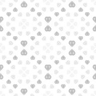 Light seamless pattern with diamonds N2