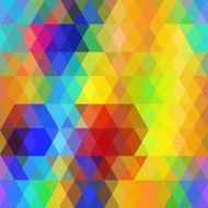 Abstract hipsters seamless pattern bright rainbow color rhombus Geometric background