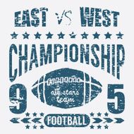 Football sport typography t-shirt Printing design graphics vector poster N3