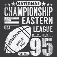 Football sport typography t-shirt Printing design graphics vector poster N4