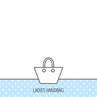 Ladies handbag icon Elegance women accessory N12