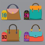 Women Bags With Sale Tags N2