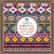 Hipster seamless aztec pattern