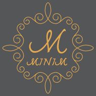 luxury monogram design template elegant line art business sign b N4