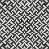 Abstract Seamless Black and White Art Deco Vector Pattern N2