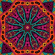 Abstract Tribal vintage ethnic seamless pattern ornamental N14