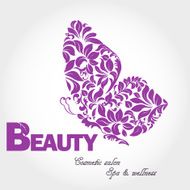 Butterfly wing logo