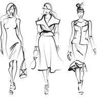 Three elegant women N27