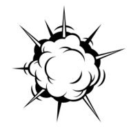 Comic Boom Explosion Vector N3