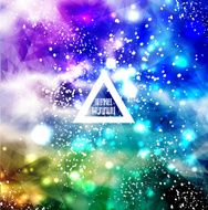 Hipster background made of triangles N2