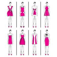 Fuchsia dresses