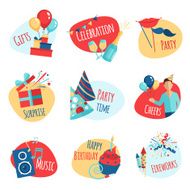 Party Emblems Set