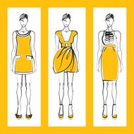 Yellow dresses
