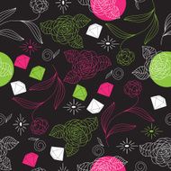 Seamless floral background N162