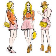 Three fashionistas