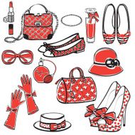 Set of fashion accessories