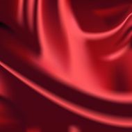Red fabric drapery background