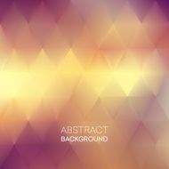 Abstract blur triangle pattern background Vector illustration