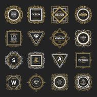 Monogram luxury logo N6