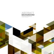 Modern geometrical abstract template for business or technology presentation