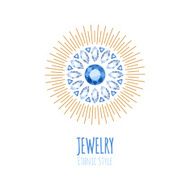 Elegant gemstones vector jewelry decoration N11