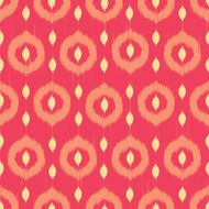 Vector seamless ikat pattern N24