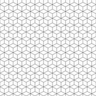Pattern cube background Abstract seamless cubes vector background