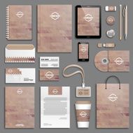 Corporate identity template set N87