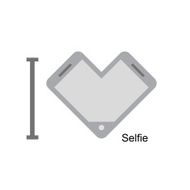 I love selfi Phone as a symbol of heart