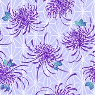 Japanese flower material N12