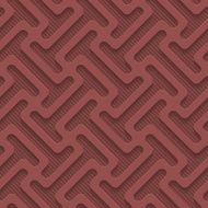 Marsala color vector seamless pattern with 3D effect N25