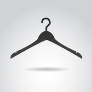 Hanger icon isolated on white background