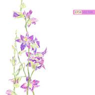 Background with decorative flowers